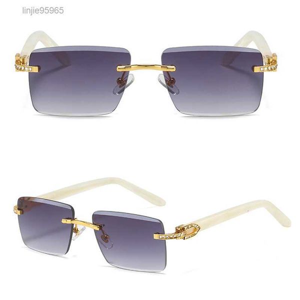 designer sunglasses rimless cut eyeglass buffalo horn wood frame brown lens fashion ins net red same men and women vintage wholesale with bo, White;black
designer sunglasses rimless cut eyeglass buffalo horn wood frame brown lens fashion ins net red same men and women vintage wholesale with bo, White;black