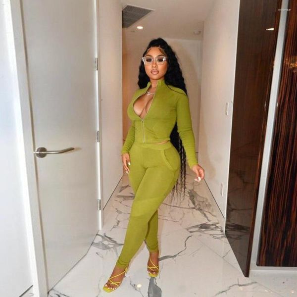 women's two piece pants autumn and winter style fashion nightclub zipper long sleeve women set, White
women's two piece pants autumn and winter style fashion nightclub zipper long sleeve women set, White