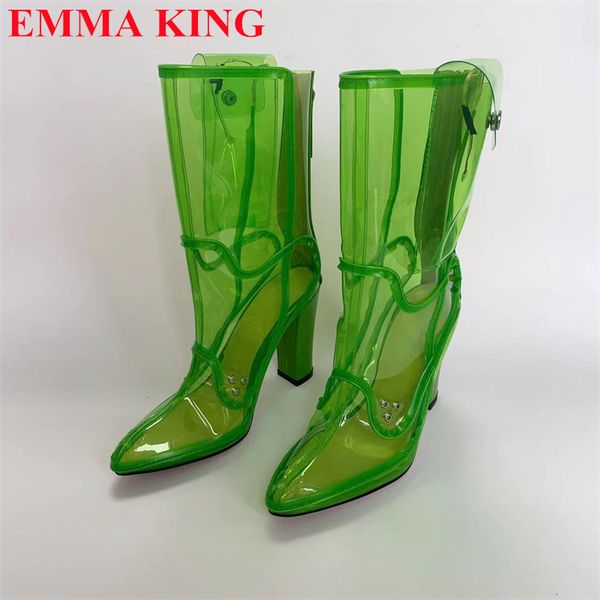rain boots fashion transparent pvc ankle boots for women thick heel pointed toe rain boots back zipper rainboots high heels shoes woman 2307, Black;red
rain boots fashion transparent pvc ankle boots for women thick heel pointed toe rain boots back zipper rainboots high heels shoes woman 2307, Black;red