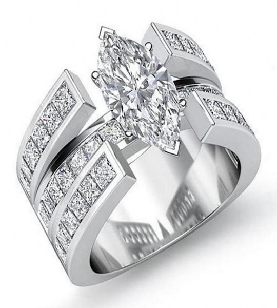 victoria wieck luxury jewelry 925 sterling silver marquise cut white z cz diamond promise ring women wedding bridal r2792241, Slivery;golden
victoria wieck luxury jewelry 925 sterling silver marquise cut white z cz diamond promise ring women wedding bridal r2792241, Slivery;golden