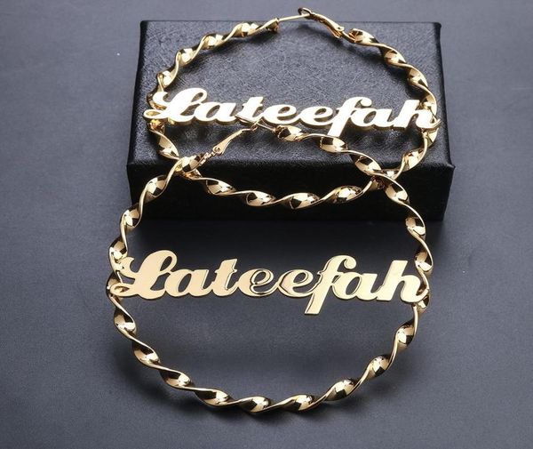 lateefah stainless steel 84mm custom name earrings personalized fashion charming earrings name style custom4283314, Golden;silver
lateefah stainless steel 84mm custom name earrings personalized fashion charming earrings name style custom4283314, Golden;silver