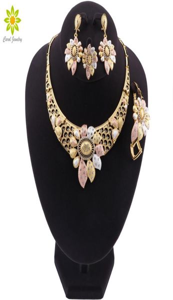 dubai gold color jewelry set nigerian wedding woman accessories jewelry set african beads flower design necklace earrings set3935608, Slivery;golden
dubai gold color jewelry set nigerian wedding woman accessories jewelry set african beads flower design necklace earrings set3935608, Slivery;golden