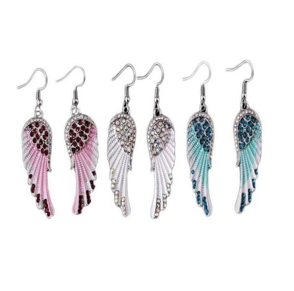 angel wings dangle earrings antique red blue white color crystal wings earrings angel wings earring for women girls biker bling je3655599, Silver
angel wings dangle earrings antique red blue white color crystal wings earrings angel wings earring for women girls biker bling je3655599, Silver