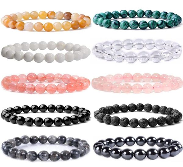 8mm strand natural stone round beads bracelet fashion classic elastic malachite turquoise crystal bangle bracelets handmade2730350, Black
8mm strand natural stone round beads bracelet fashion classic elastic malachite turquoise crystal bangle bracelets handmade2730350, Black