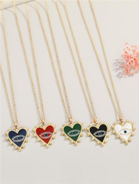 s2290 fashion jewelry heart evil eye pendant necklace blue eyes choker necklaces3611055, Silver
s2290 fashion jewelry heart evil eye pendant necklace blue eyes choker necklaces3611055, Silver