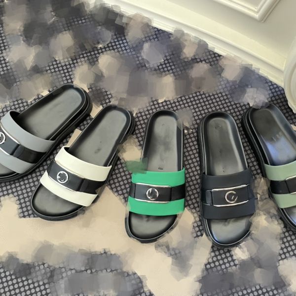 luxury designer waterfront mule rubber slippers logo women's sandal outsole lock it slides perforated leather flip flops thick bottom b, Black
luxury designer waterfront mule rubber slippers logo women's sandal outsole lock it slides perforated leather flip flops thick bottom b, Black