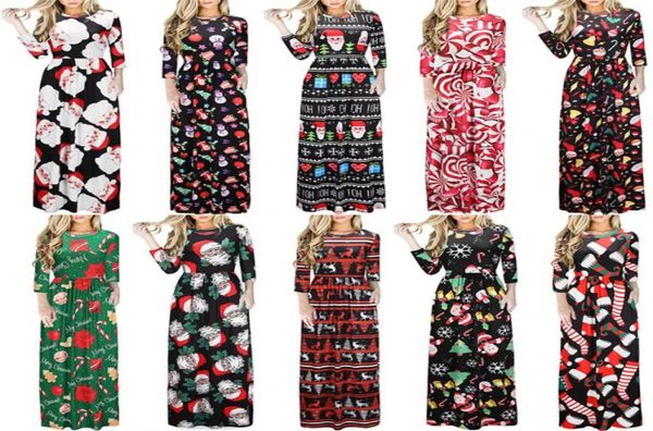 women christmas floral print 34 sleeve boho ladies long maxi dress pocket ice silk tunic party dresses xmas vestidos dk0548b2725740, White;black
women christmas floral print 34 sleeve boho ladies long maxi dress pocket ice silk tunic party dresses xmas vestidos dk0548b2725740, White;black