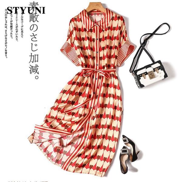 urban dresses red heart printing chiffon polo neck lace up short sleeve a-line women's dress korean fashion mid-calf dresses for women, White;black
urban dresses red heart printing chiffon polo neck lace up short sleeve a-line women's dress korean fashion mid-calf dresses for women, White;black