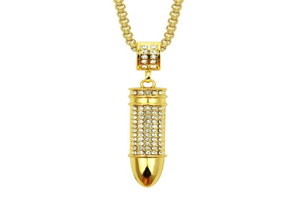 new fashion necklaces hip hop diamond bullet head necklace pendant clavicle chain gold necklace er chain mens hiphop iced out jewelry5594655, Silver
new fashion necklaces hip hop diamond bullet head necklace pendant clavicle chain gold necklace er chain mens hiphop iced out jewelry5594655, Silver