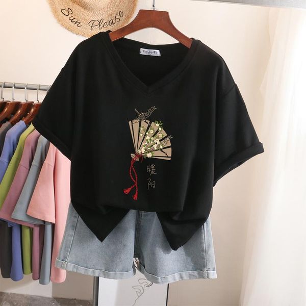 swimwear ebaihui 100% cotton l5xl plus size t shirt print short sleeve women's japanese summer sweet couple v neck oversize t shirts, White;black
swimwear ebaihui 100% cotton l5xl plus size t shirt print short sleeve women's japanese summer sweet couple v neck oversize t shirts, White;black