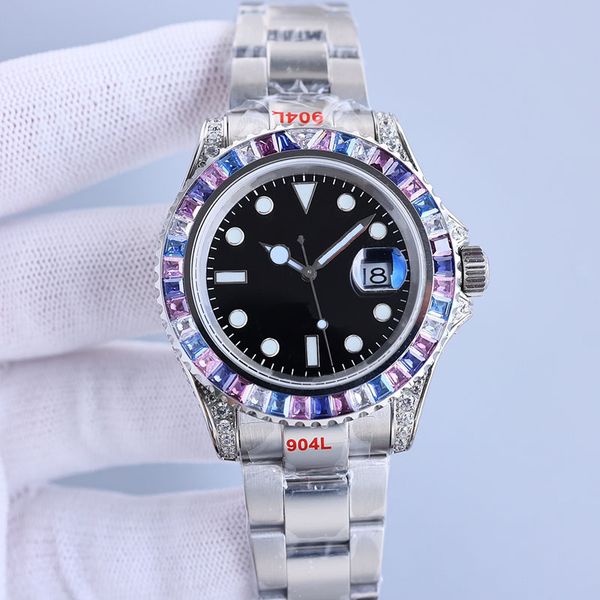 watch automatic mechanical movement casual men watches 40mm sapphire wristwatch classic business stainless steel 904l wristband montre de lu, Slivery;brown
watch automatic mechanical movement casual men watches 40mm sapphire wristwatch classic business stainless steel 904l wristband montre de lu, Slivery;brown
