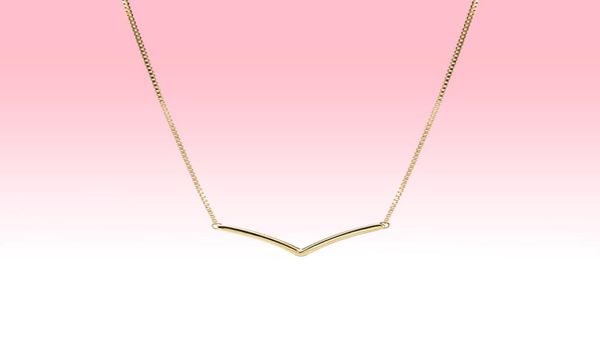 yellow gold plated polished wishbone necklace women wedding gift for p sterling silver chain necklaces with original box9414135
yellow gold plated polished wishbone necklace women wedding gift for p sterling silver chain necklaces with original box9414135
