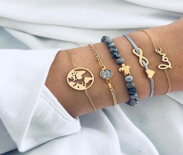5pcsset infinity multilayer bracelet heart world map bracelet love tortoise bracelets wrap bracelets cuff k55634463404, Golden;silver
5pcsset infinity multilayer bracelet heart world map bracelet love tortoise bracelets wrap bracelets cuff k55634463404, Golden;silver