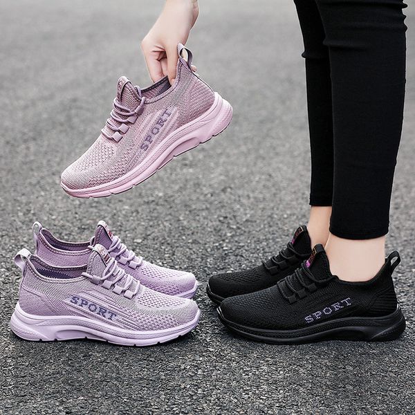 women's shoes spring new women's shoes polyurethane flying weaving trend wear-resistant leisure sports running shoes, Black
women's shoes spring new women's shoes polyurethane flying weaving trend wear-resistant leisure sports running shoes, Black