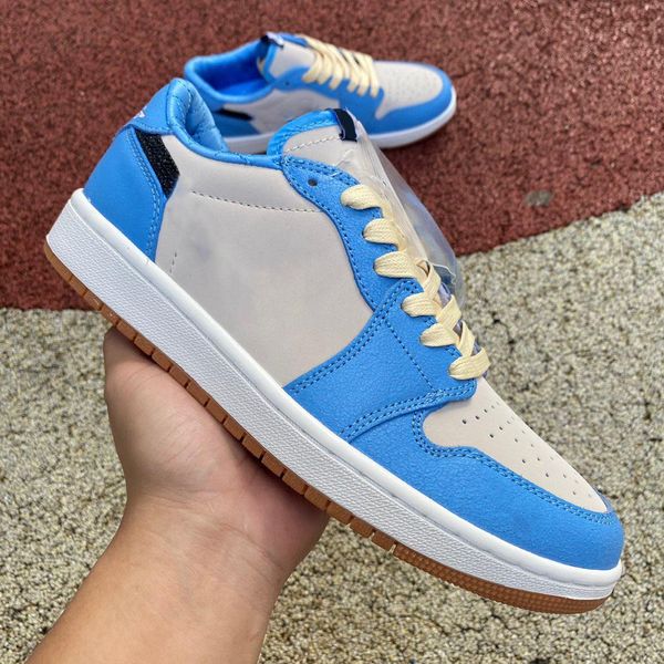 shoes 2023 authentic 1 low og unc pe white premium suede university blue men woman sports with original size 36-47.5
shoes 2023 authentic 1 low og unc pe white premium suede university blue men woman sports with original size 36-47.5