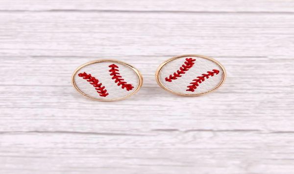 2020 new arrival embroidery baseball leather round stud earrings for women mini round leather sport ear stud jewelry whole7441990, Golden;silver
2020 new arrival embroidery baseball leather round stud earrings for women mini round leather sport ear stud jewelry whole7441990, Golden;silver