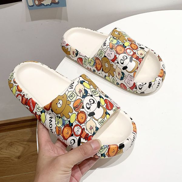 slippers couple fashion flip cartoon cute sandals anti slip thick sole indoor and outdoor slippers women's street sandals graffiti 2307, Black
slippers couple fashion flip cartoon cute sandals anti slip thick sole indoor and outdoor slippers women's street sandals graffiti 2307, Black