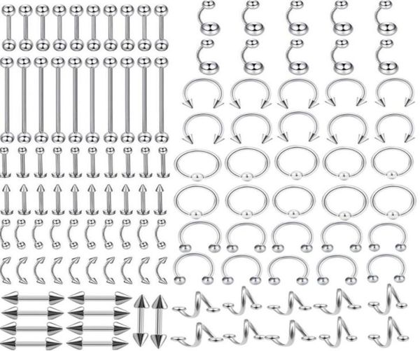 rings jewelrybody jewelry whole 120pcs mix styles stainless steel body piercing tongue eyebrow belly nose ring aessories drop 6946822, Silver
rings jewelrybody jewelry whole 120pcs mix styles stainless steel body piercing tongue eyebrow belly nose ring aessories drop 6946822, Silver