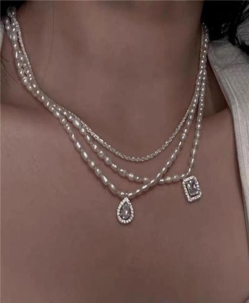 female banquet french super fairy natural pearl pendant necklace temperament simple light luxury clavicle chain necklaces2262722, Silver
female banquet french super fairy natural pearl pendant necklace temperament simple light luxury clavicle chain necklaces2262722, Silver