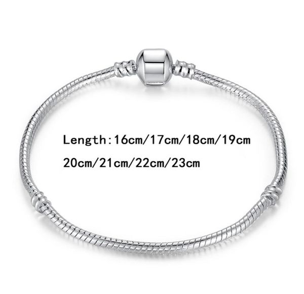 1623cm 925 sterling silver bracelets 3mm chains fit charm european beads bangle bracelet for men women jewelry gift1656179, Black
1623cm 925 sterling silver bracelets 3mm chains fit charm european beads bangle bracelet for men women jewelry gift1656179, Black