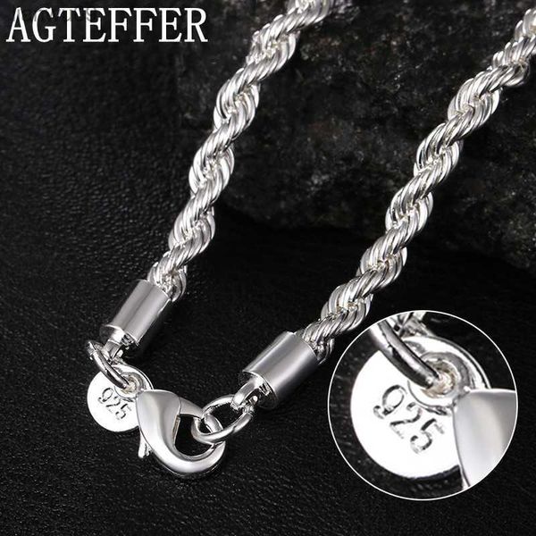 agteffer 925 sterling silver 1618202224 inch 4mm hemp rope chain necklace for woman man fashion charm wedding jewelry gift l230704
agteffer 925 sterling silver 1618202224 inch 4mm hemp rope chain necklace for woman man fashion charm wedding jewelry gift l230704
