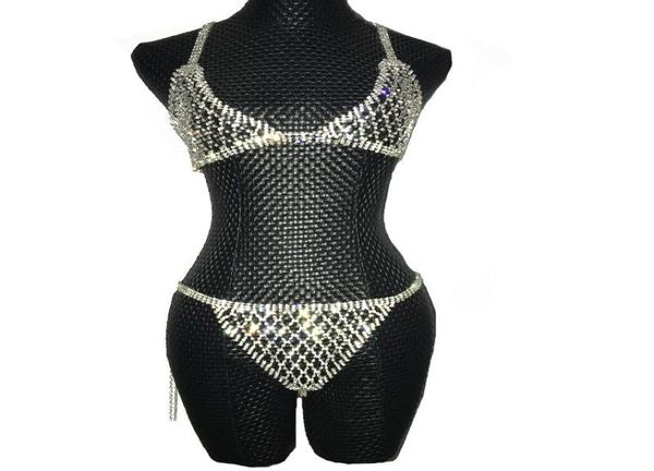 silver crystals chains bikini bra underwear birthday dance party wear two piece set female singer bling costume stage9188339, Black;red
silver crystals chains bikini bra underwear birthday dance party wear two piece set female singer bling costume stage9188339, Black;red