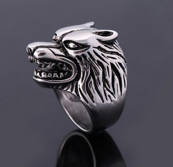 whole2016 new arrival vintage ring jewelry super animal wolf rings stainless steel punk biker men039s ring jewelry6435747, Silver
whole2016 new arrival vintage ring jewelry super animal wolf rings stainless steel punk biker men039s ring jewelry6435747, Silver