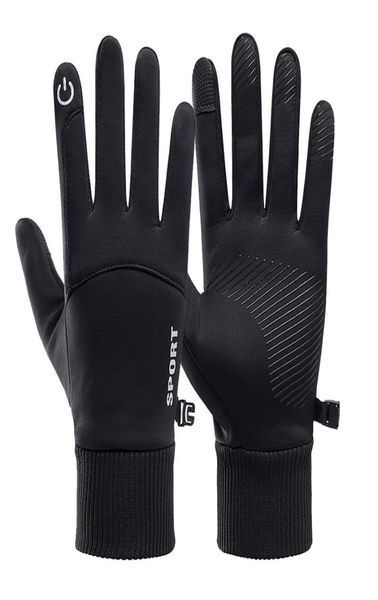 men winter waterproof cycling gloves outdoor sports running motorcycle ski touch screen fleece gloves nonslip warm full fingers5130293, Black
men winter waterproof cycling gloves outdoor sports running motorcycle ski touch screen fleece gloves nonslip warm full fingers5130293, Black