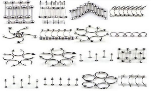 316l stainless steel navel tongue lip nails nose screws nipple ear eyebrow rings studs multipurpose body piercing jewelry mixed 3451555, Silver
316l stainless steel navel tongue lip nails nose screws nipple ear eyebrow rings studs multipurpose body piercing jewelry mixed 3451555, Silver