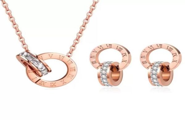 luxury elegant love numeral crystal necklace set roman numerals earrings for women fashion stainless steel pendant trend designer 4921109, Silver
luxury elegant love numeral crystal necklace set roman numerals earrings for women fashion stainless steel pendant trend designer 4921109, Silver