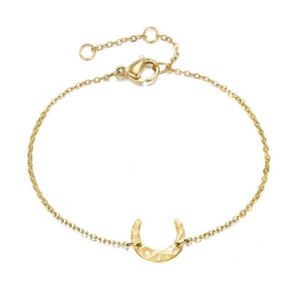 link chain 2022 ladies simple stainless steel bracelets moon charm bracelet for women gold color brand fashion jewelry1239881, Black
link chain 2022 ladies simple stainless steel bracelets moon charm bracelet for women gold color brand fashion jewelry1239881, Black