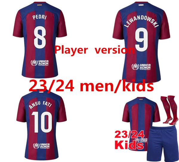 23 24 camisetas de football soccer jerseys pedri lewandowski gavi 2023 2024 fc ansu fati ferran raphinha barcelona dest football shirt men b, Black;yellow
23 24 camisetas de football soccer jerseys pedri lewandowski gavi 2023 2024 fc ansu fati ferran raphinha barcelona dest football shirt men b, Black;yellow