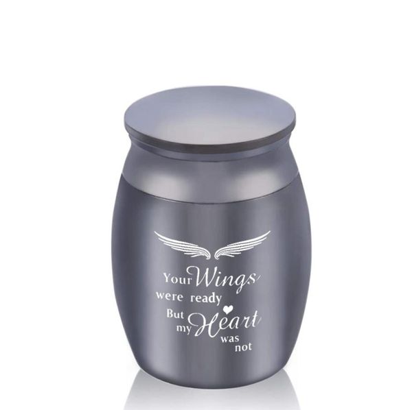 small keepsake urns for human ashes mini cremation urn ashes keepsake memorial ashes holder your wings were ready 30 x 40mm1455262, Silver
small keepsake urns for human ashes mini cremation urn ashes keepsake memorial ashes holder your wings were ready 30 x 40mm1455262, Silver