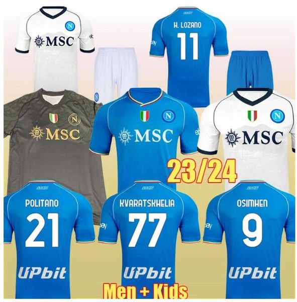 23 24 napoli soccer jerseys maglia naples 2023 zielinski anguissa olivera kvaratskhelia men kids kit football shirt osimhen lozano ssc napol, Black;yellow
23 24 napoli soccer jerseys maglia naples 2023 zielinski anguissa olivera kvaratskhelia men kids kit football shirt osimhen lozano ssc napol, Black;yellow