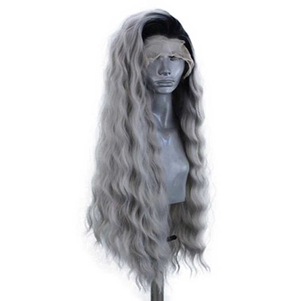 nxy grey synthetic wigs for black women long natural wave lace wig part cosplay wig high temperature fiber wigs 230524, Black;brown
nxy grey synthetic wigs for black women long natural wave lace wig part cosplay wig high temperature fiber wigs 230524, Black;brown