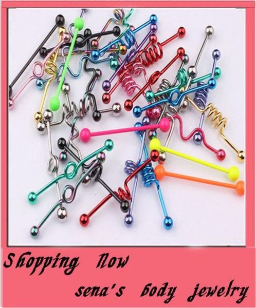 spring tongue bar 100pcslo stainless steel ear piercing ear plug tongue jewelry tongue ring5032516, Silver
spring tongue bar 100pcslo stainless steel ear piercing ear plug tongue jewelry tongue ring5032516, Silver