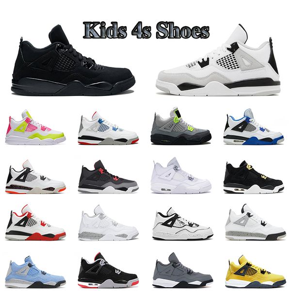 kids sneakers 4s jumpman 4 baskteball shoes platform bred black cat fire red yellow thunder university pink military blue trainers children
kids sneakers 4s jumpman 4 baskteball shoes platform bred black cat fire red yellow thunder university pink military blue trainers children