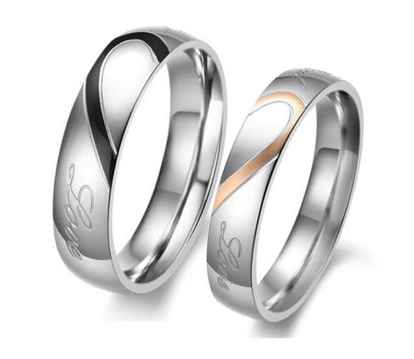 heart shape matching ring colorfast stainless titanium steel rings silver cutting could separate couple rings wedding engagement r2029402
heart shape matching ring colorfast stainless titanium steel rings silver cutting could separate couple rings wedding engagement r2029402