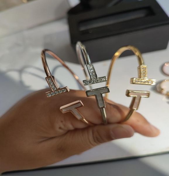 designer bracelet bangle two t opening designer jewelry femme silver set diamond simple love watches women men couple bracelets go4780336, Black
designer bracelet bangle two t opening designer jewelry femme silver set diamond simple love watches women men couple bracelets go4780336, Black