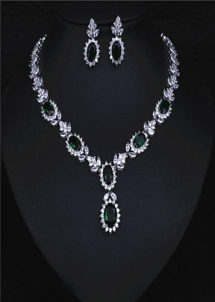 shinning zircon silver green bridal jewelry 2 pieces sets necklace earrings bridal jewelry bridal accessories wedding jewelry t2217074124, White
shinning zircon silver green bridal jewelry 2 pieces sets necklace earrings bridal jewelry bridal accessories wedding jewelry t2217074124, White