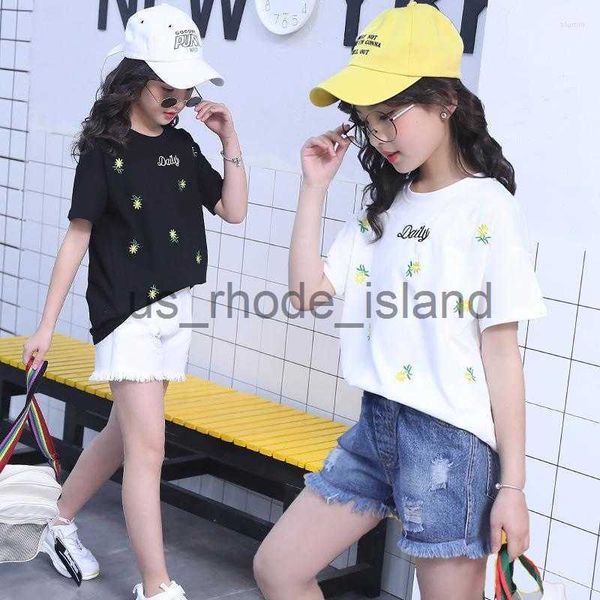 t-shirts clothing sets children girls summer clothes outfits short-sleeved flower t-shirt and shorts casual tracksuit for kids two-piece set, Blue
t-shirts clothing sets children girls summer clothes outfits short-sleeved flower t-shirt and shorts casual tracksuit for kids two-piece set, Blue