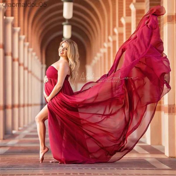 2022 maxi maternity gown dresses for p shoot pregnant women sleeveless strapless chiffon pgraphy dresses pregnancy dress l230712, White
2022 maxi maternity gown dresses for p shoot pregnant women sleeveless strapless chiffon pgraphy dresses pregnancy dress l230712, White