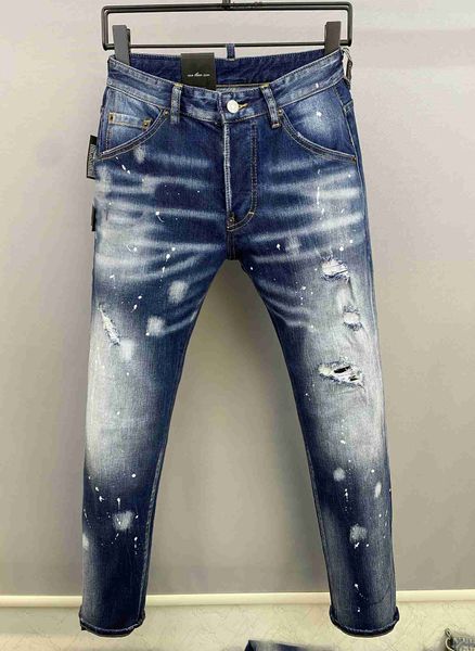 2023 new men jeans hole light blue dark gray italy brand man long pants trousers streetwear denim skinny slim straight biker jean for qu dsq
2023 new men jeans hole light blue dark gray italy brand man long pants trousers streetwear denim skinny slim straight biker jean for qu dsq
