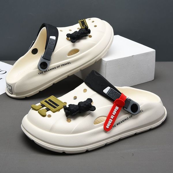 sandals mhyty shoes men's summer outdoor wearing cartoon family couple pair of anti slip hole sandals head cover slider 230712, Black
sandals mhyty shoes men's summer outdoor wearing cartoon family couple pair of anti slip hole sandals head cover slider 230712, Black