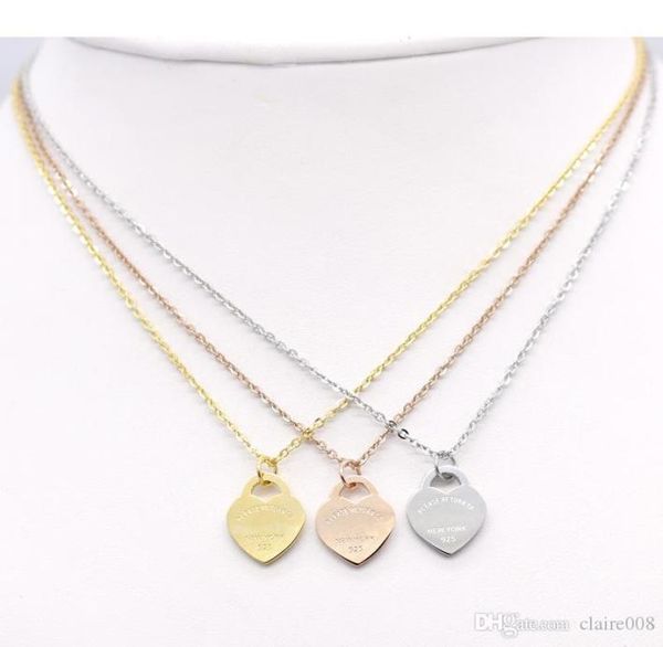 whole stainless steel heartshaped necklace t necklace short female jewelry 18k gold titanium peach heart necklace pendant for4569451, Silver
whole stainless steel heartshaped necklace t necklace short female jewelry 18k gold titanium peach heart necklace pendant for4569451, Silver