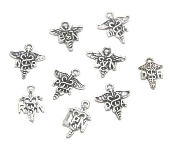 15pcs sign charm rn np bsn ma lvn pa rn lpn da dh charms antique silver charms pendants 11x20mm9924182, Bronze;silver
15pcs sign charm rn np bsn ma lvn pa rn lpn da dh charms antique silver charms pendants 11x20mm9924182, Bronze;silver