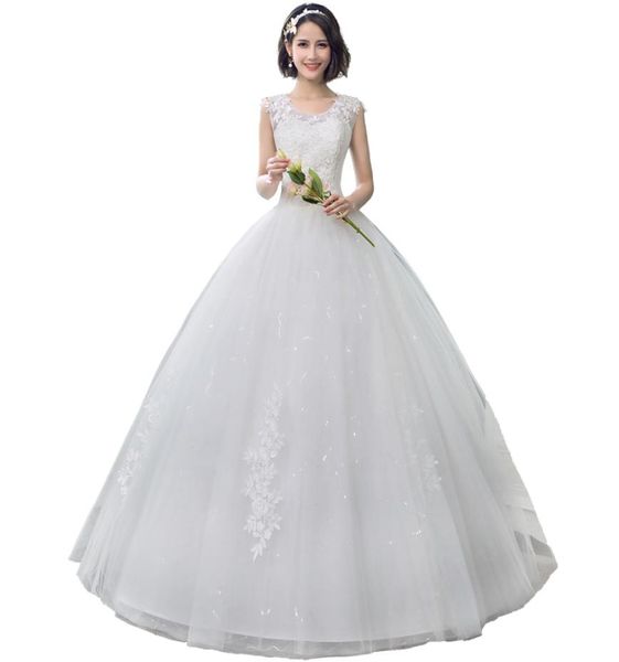 tulle ball gown wedding dresses with lace appliques 2019 ivory scoop neck bridal gown lace up vestido de novia corto4187654, White
tulle ball gown wedding dresses with lace appliques 2019 ivory scoop neck bridal gown lace up vestido de novia corto4187654, White