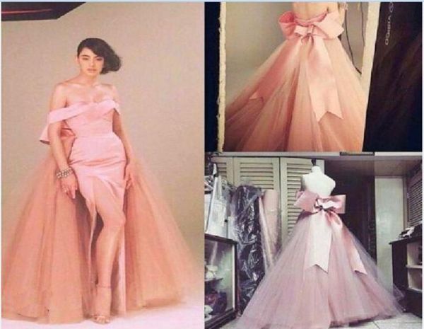 unique nude pink off shoulder prom dresses satin and tulle thighside split with big bow back long formal evening gown2313049, Black
unique nude pink off shoulder prom dresses satin and tulle thighside split with big bow back long formal evening gown2313049, Black