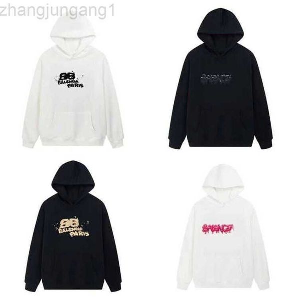 2023 designer balanciagas bajia autumn and winter jelly melted letters bb hand-painted graffiti letters printed pure cotton hooded sweater f, Black
2023 designer balanciagas bajia autumn and winter jelly melted letters bb hand-painted graffiti letters printed pure cotton hooded sweater f, Black