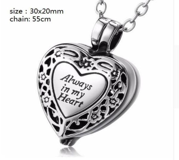 whole custommade a variety of names personality heart shape boxs ashes urn cremation funeral pendant necklace fashion jewelry5444021, Silver
whole custommade a variety of names personality heart shape boxs ashes urn cremation funeral pendant necklace fashion jewelry5444021, Silver